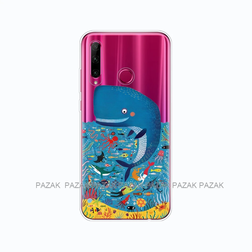 61388 Чехол для Honor 10i, HRY-LX1T, силиконовая задняя крышка из ТПУ для Huawei Honor 10i Honor10i 10 i, 6,21 дюймов, чехол-бампер - Цвет: 61388