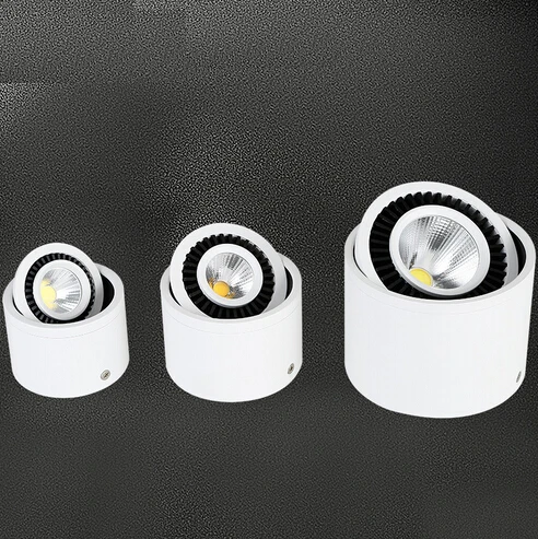 30 шт./лот светодиодный потолочный светильник с регулируемой яркостью COB 3 Вт 5w7вт 15