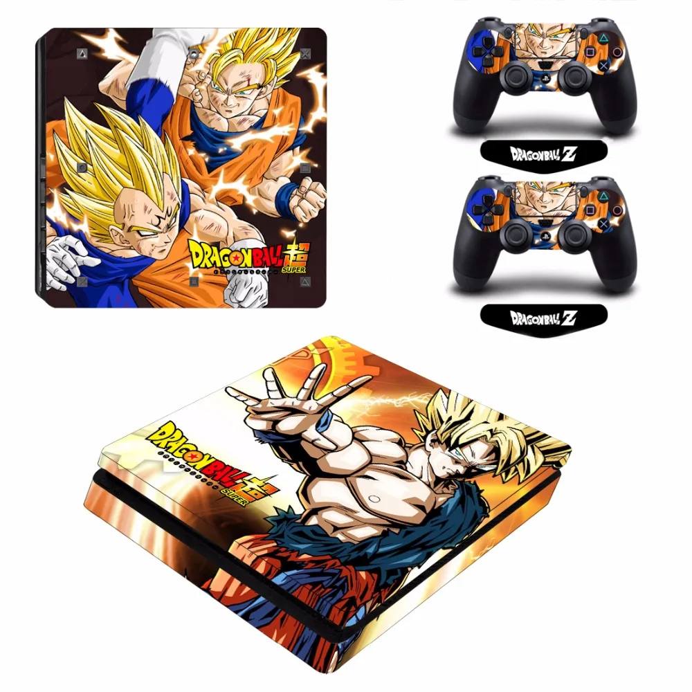 Виниловый чехол ARRKEO Dragon Ball Z Super Goku наклейка тонкая на кожу для Sony PS4 PlayStation 4