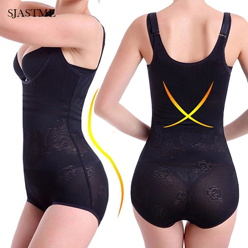 

SJASTME Women's Slimming Shaperwear Bodysuits Adjustable Tummy Control Seamless Firm Control Waist Shaper For Women Body Shapers
