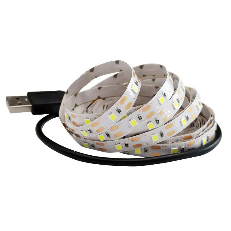 Светодиодная ленсветильник с питанием от USB 5 в постоянного тока 2835