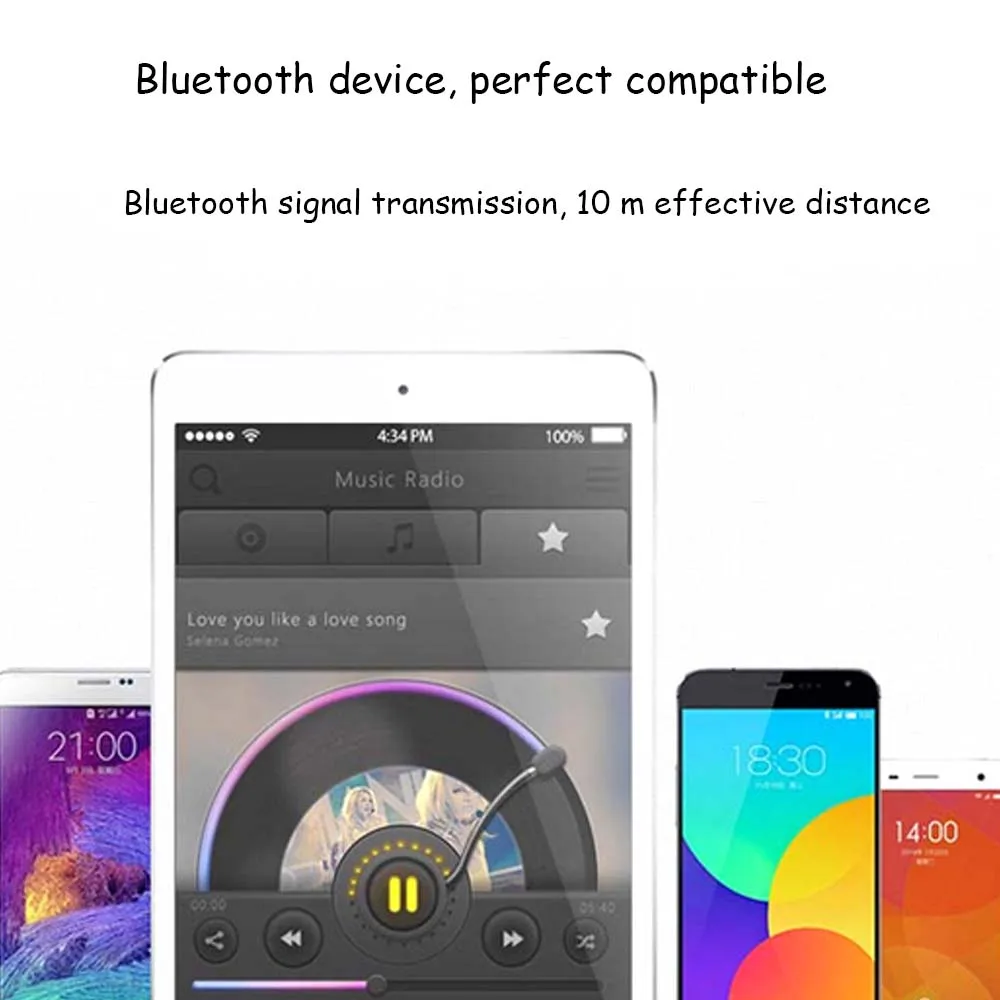 JINSERTA портативный Bluetooth динамик громкая связь поддержка звонков AM радио FM функция