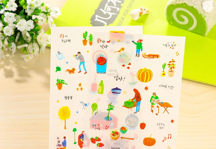 6 шт. органайзер-календарь из ПВХ | Канцтовары для офиса и дома