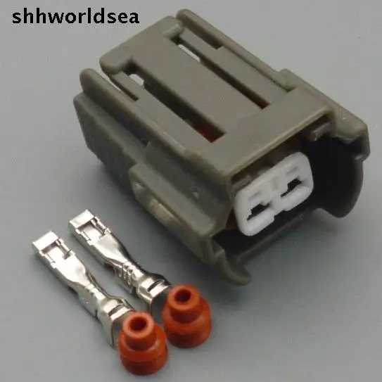 

shhworldsea 5/30/100sets 2.2mm 2p 2 way Alternate Plug Type Injector Connector Kit