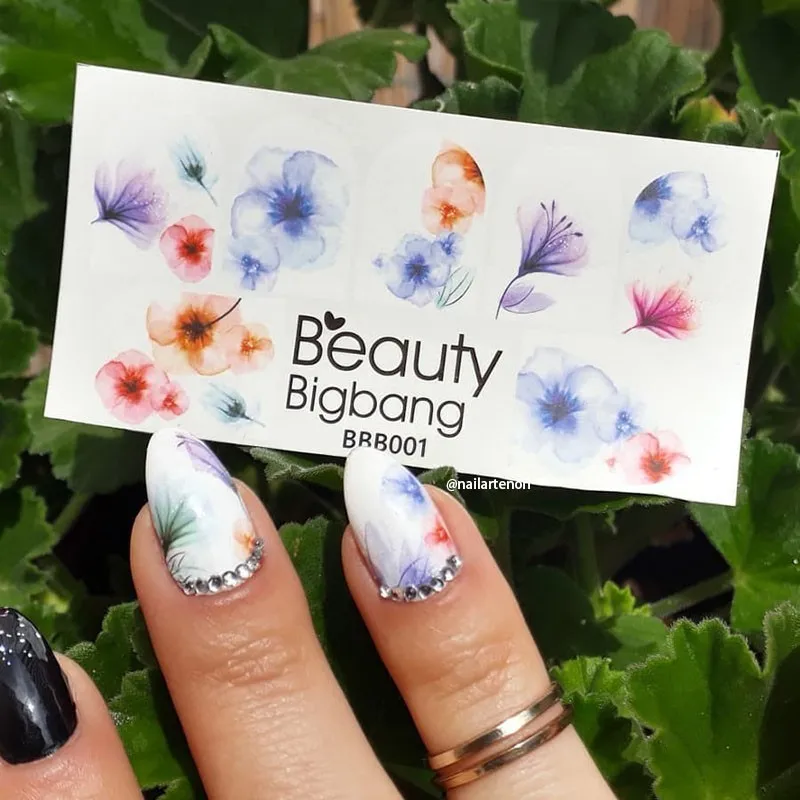 BeautyBigBang водяные наклейки для ногтей 1 шт. мороженое Десерт форма дизайн DIY наклейки для ногтей s Шарм украшения для ногтей BBB006