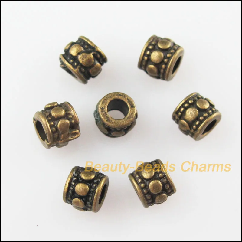 Модные 120 шт. антикварные бронзовые цветные Крошечные круглые точки