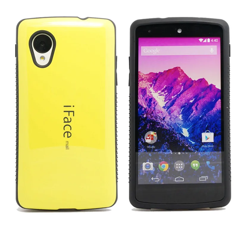 Sinbeda iFace mall Heavy Duty Anti-shock For LG Nexus 5 Case Shockproof Bumper TPU PC Back Cover 6 Phone Bag |