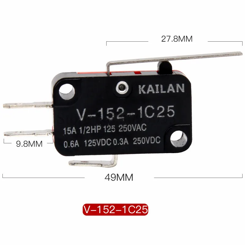 10 шт. высококачественные фотообои SPDT 1NO 1NC 3Pin короткий фотоэлемент