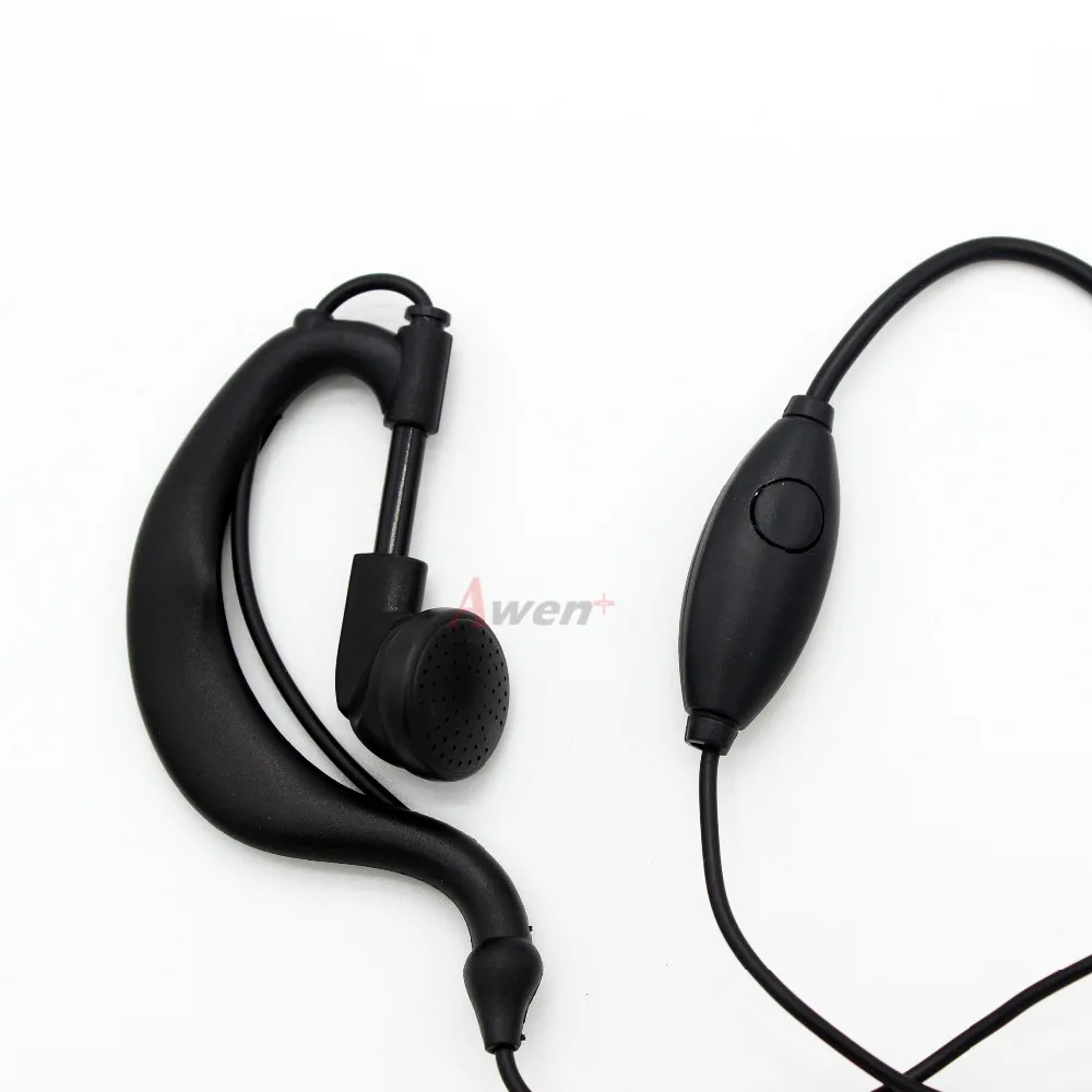 2 контактный ушной крючок гарнитура для BaoFeng UV 5R 6R 5RA 5RB 5RC 5RE плюс 82 GT 3 BF F8 + 888S