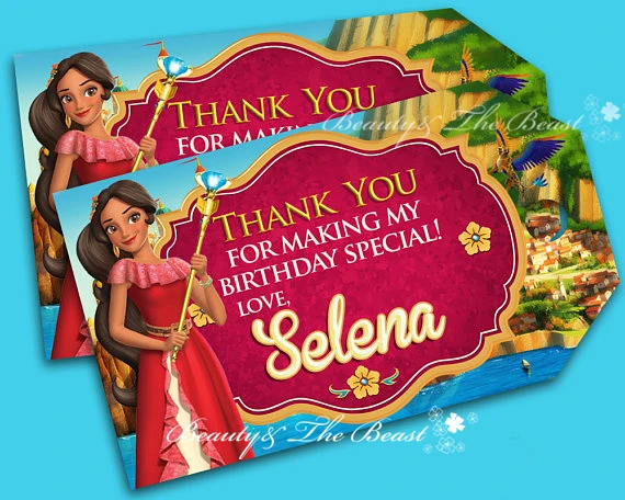 Индивидуальные персонализированные Elena of Avalor подарок услуга бирки спасибо День