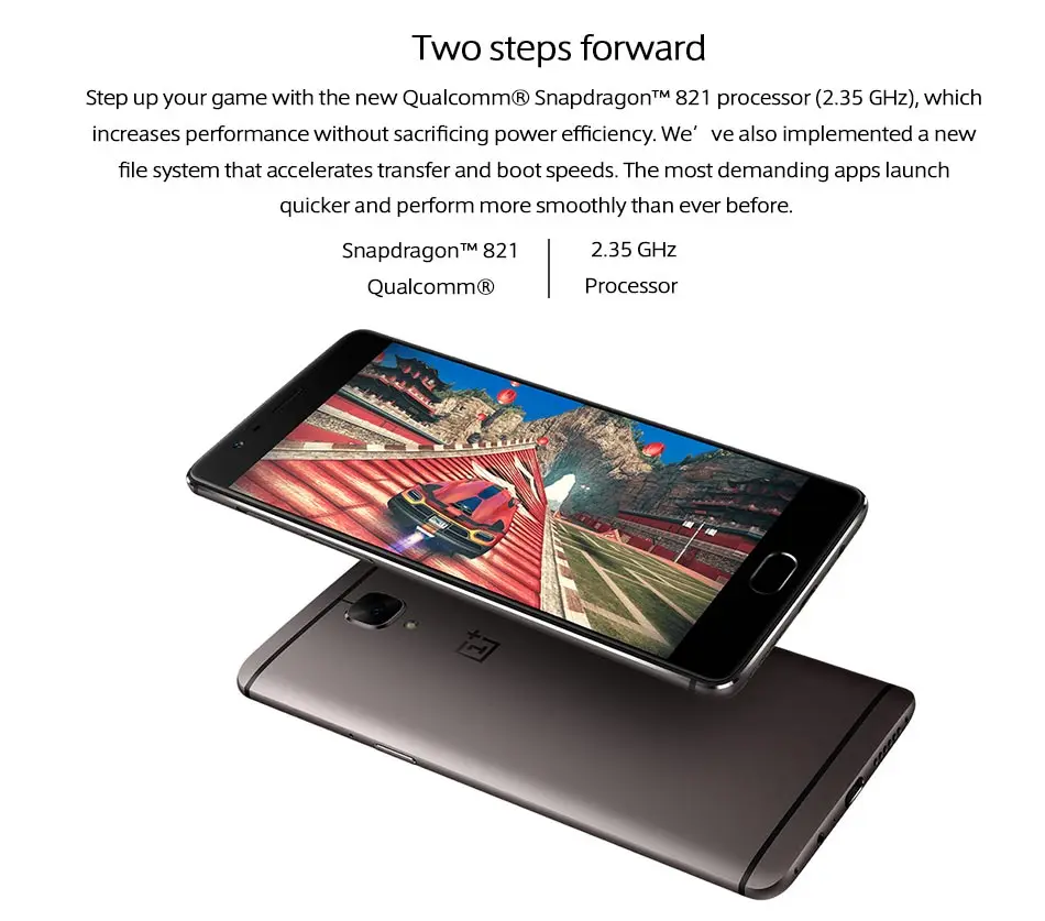 Абсолютно новая глобальная прошивка OnePlus 3 T 64 GB смартфон A3010 5," Snapdragon 821 6 GB 128 GB Android отпечаток пальца NFC мобильный телефон