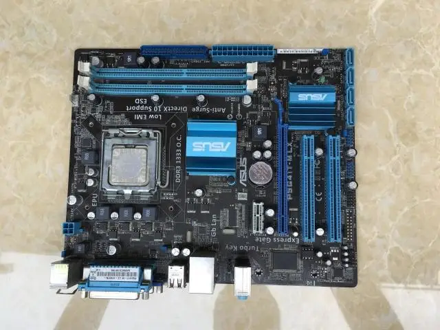 Asus P5G41T-M LX оригинальная настольная Материнская плата Intel G41 Socket LGA 775 DDR3 8G SATA2 USB2.0 uATX |