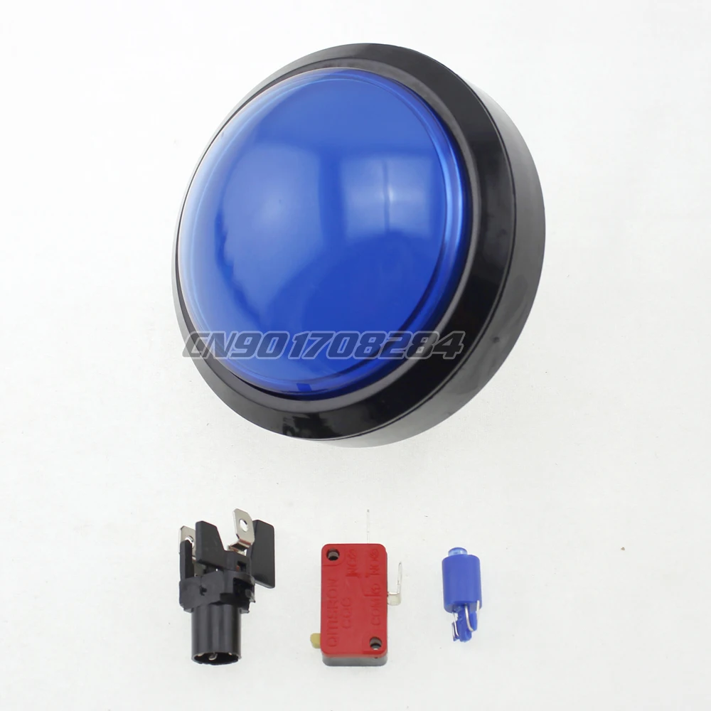 1 шт. большие 100 мм светодиодные кнопки для аркадной машины Pop'n музыка