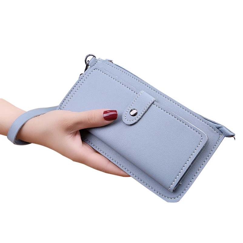 Women wallet long luxury designer monederos para mujer leather wallets card holder portafoglio donna grande portefeuille femme | Багаж и