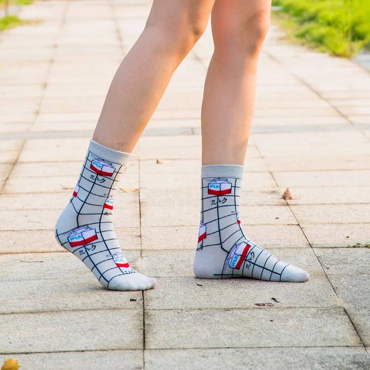 Новые модные подарочные женские носки тапочки Милая стильная удобная конфетная