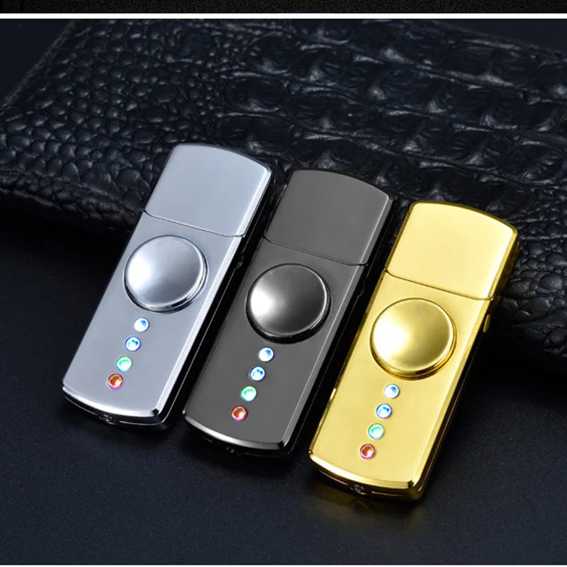 Топ светодио дный светодиодный ручной Спиннер электронная сигарета зажигалка usb