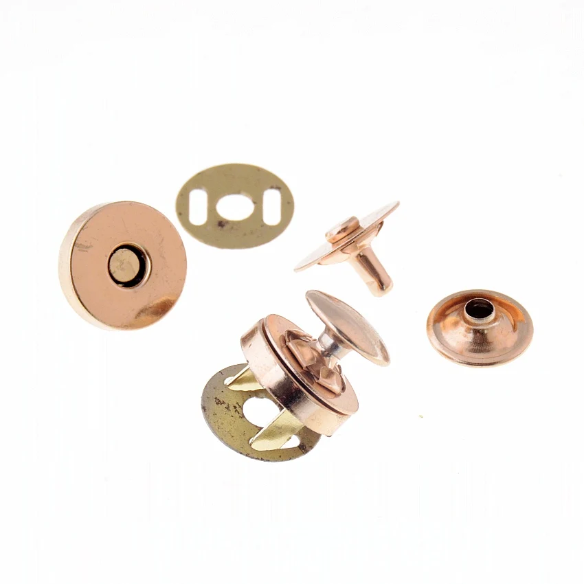 Бесплатная доставка 2 набора кнопок магнитная заклепка кошелек защелка застежка