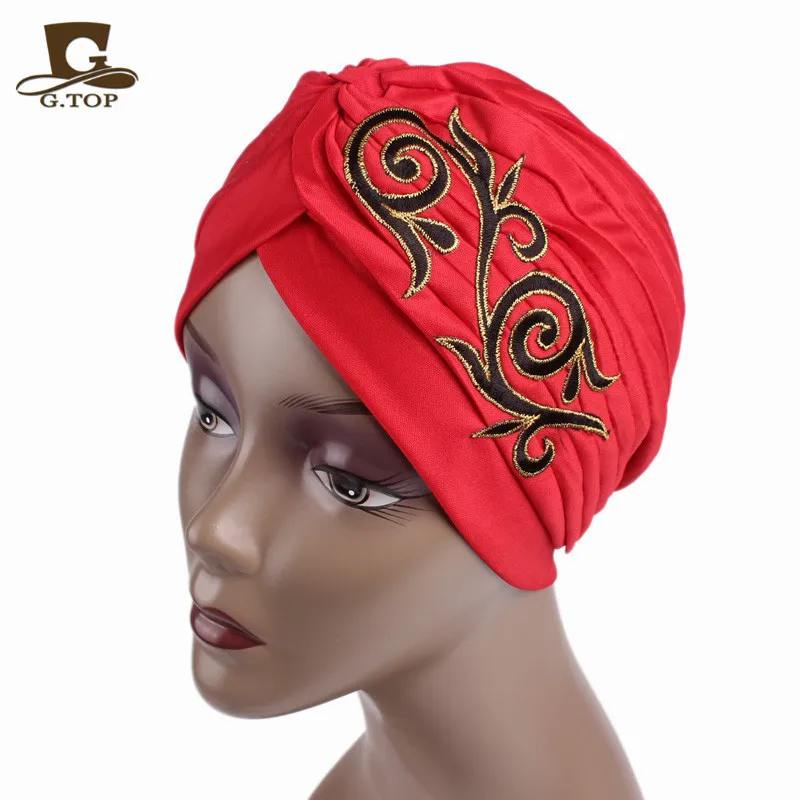 Мусульманский тюрбан для женщин однотонная повязка на голову головной убор