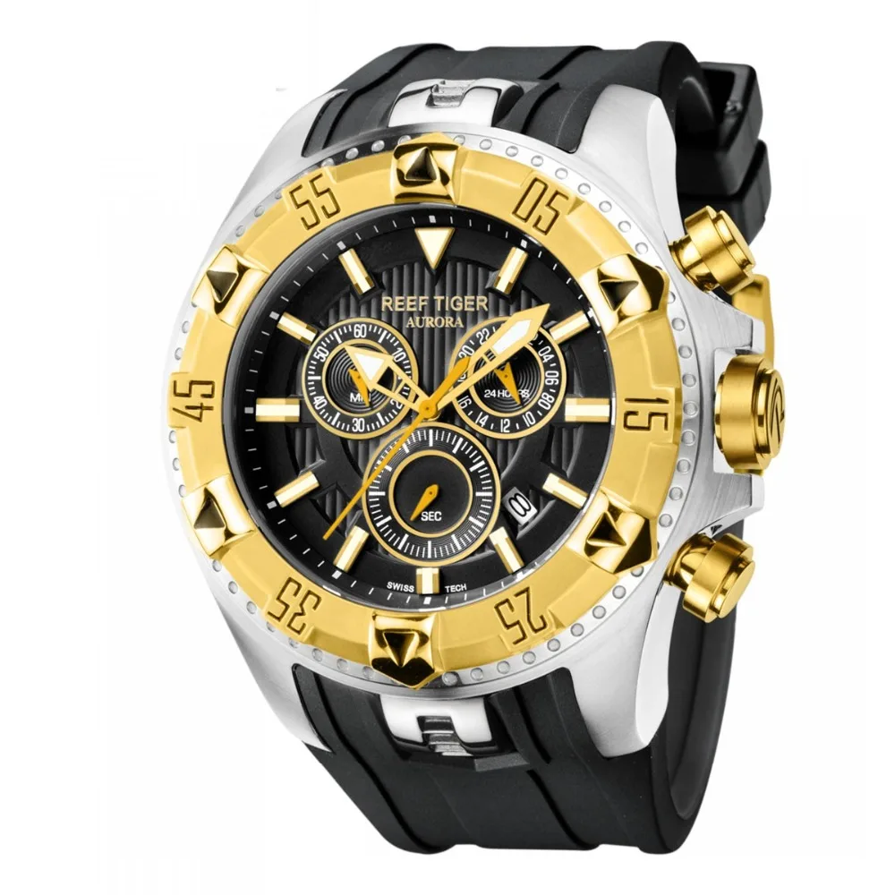 Relojes hombre Топ 2019 Роскошные Брендовые спортивные мужские наручные часы Reef Tiger с