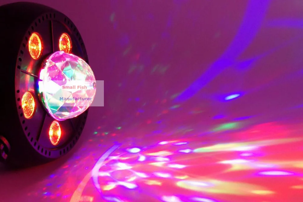 Светодиодный сценический светильник 10XLot RGB Хрустальный Волшебный шар лампочка