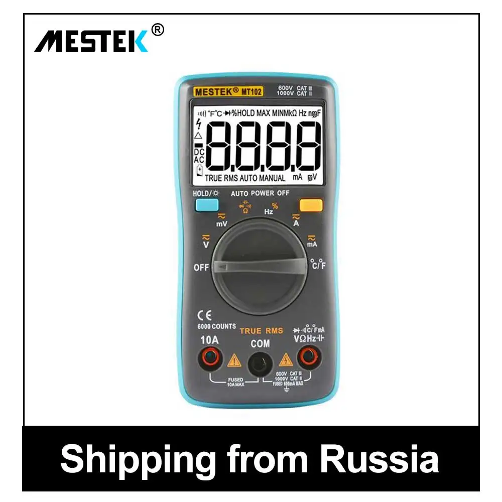 

Digital Multimeter Professional Probe Tester 6000 Counts Digital Meter Multimeters Multi Meter Multitester Better Than rm102