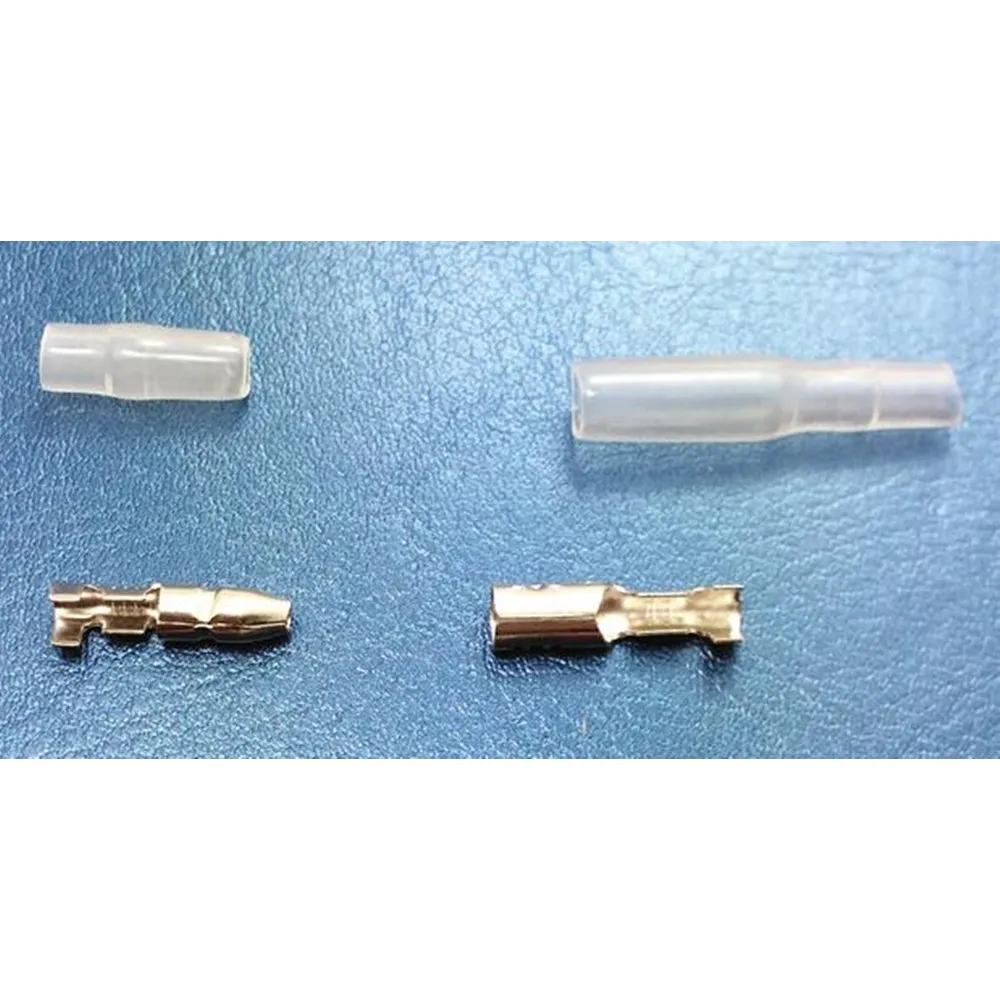 Соединительная клемма 4 мм штекер и гнездо без сварки холоднопрессованная