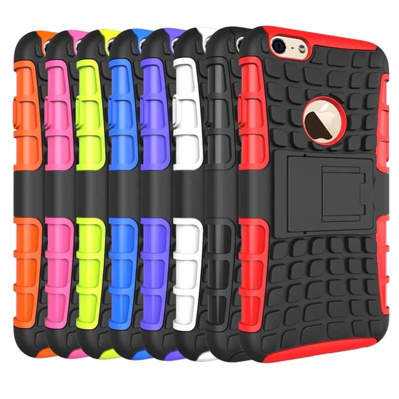 Tire grain Heavy Duty Armor Shockproof impact rugged phone cover case for iPod touch 5 6 |