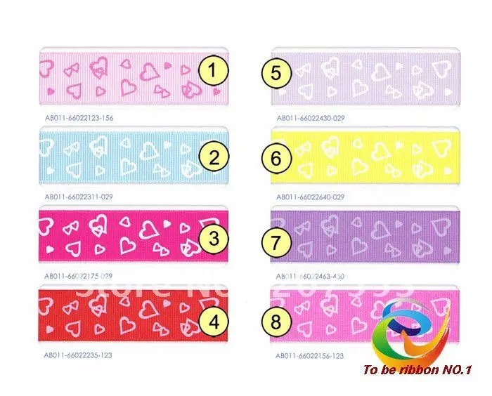 

Brand New 7/8" Valentine Grosgrain Ribbon WY-142-2 ~ 1 color Hart Free Shipping
