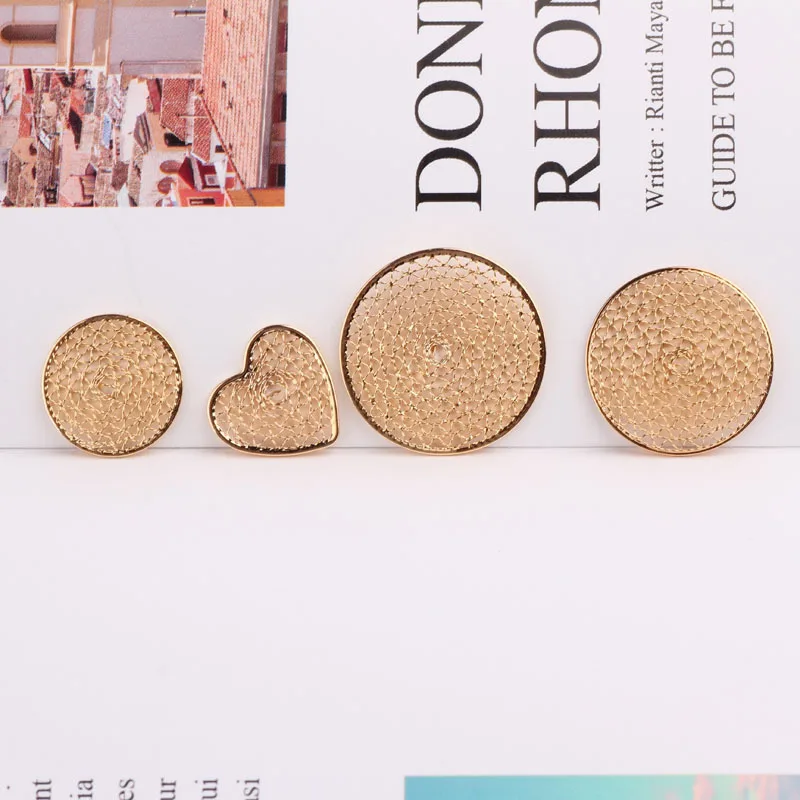 Поделки ювелирные аксессуары с покрытием из чистой меди 18k Настоящее золото