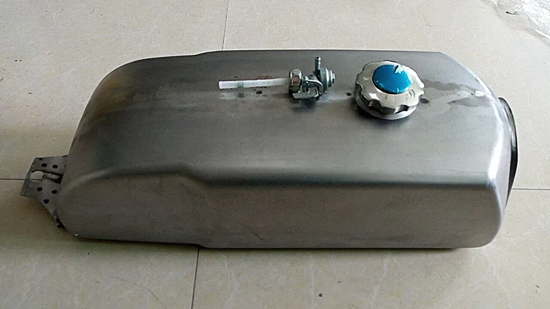 DIY мотоциклетный топливный бак 10л необработанный металлический кафе Ретро модифицированный мотоцикл бензиновый бак винтажный мотоцикл Бензобак