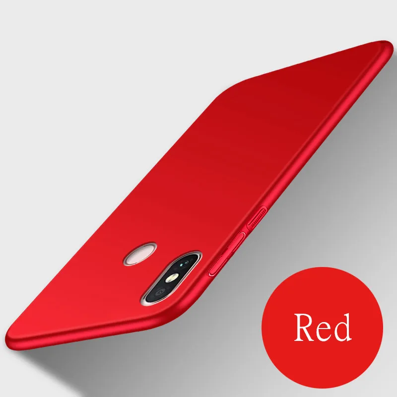 red Xiaomi mi x 2s чехол-накладка mi x2s задняя крышка Жесткий защитный черный чехол coque MOFi xiaomi mi x 2s Чехол - Цвет: red