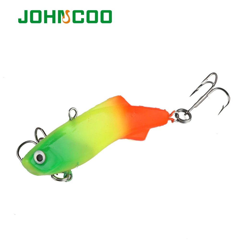 JOHNCOO 1 шт. Новинка Vib приманка для ледовой рыбалки воблер искусственная PESCA 7 см 16 г