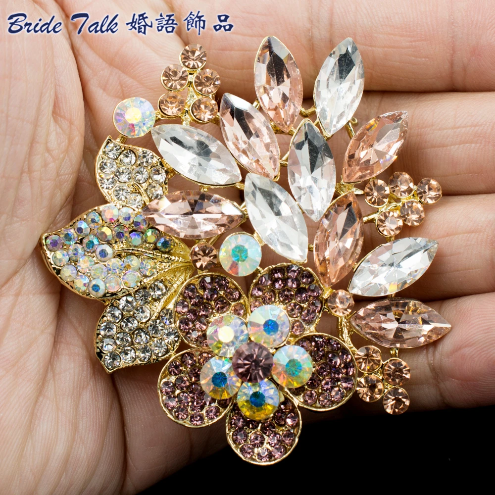 Высококачественные броши в форме цветка искусственная брошь букет из цветов