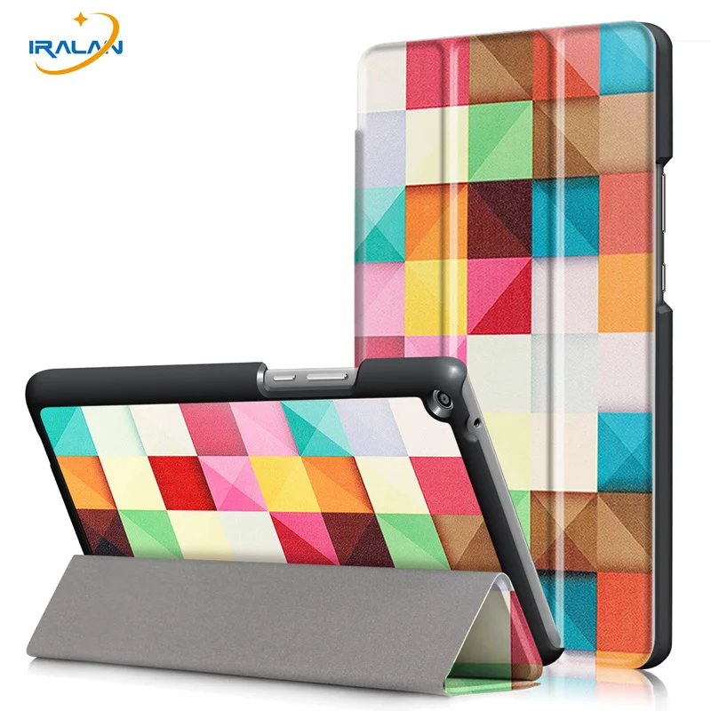 2017 Горячая Ultra Slim Обложка для Huawei MediaPad T3 8.0 kob l09 w09 Планшеты корпус Honor Play pad 2 + пленка