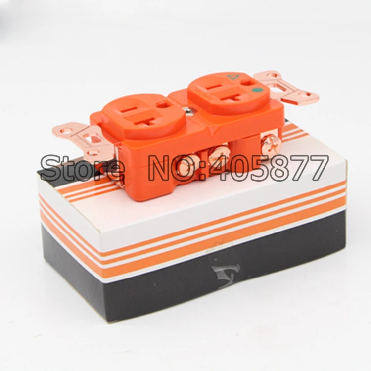 Бесплатная доставка розетка с покрытием из красной меди для розетки