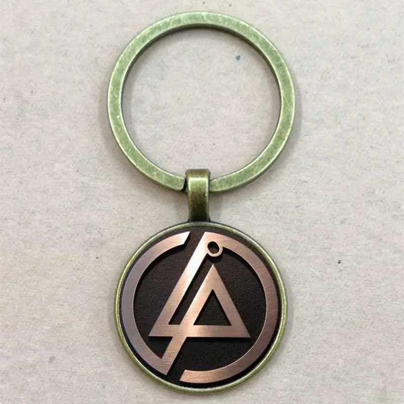 Bronze Горячая Мода Linkin Park подвеска с логотипом Linkin Park ювелирные изделия стеклянный брелок купольная подвеска для мужчин и детей вечерние подарки - Цвет: Bronze