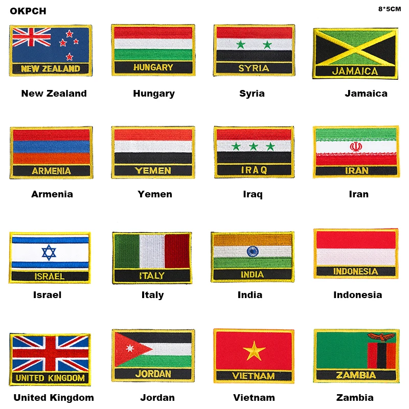 Нашивки с флагом гладить на пиле для курток нашивки шляпе значки рюкзаков одежды