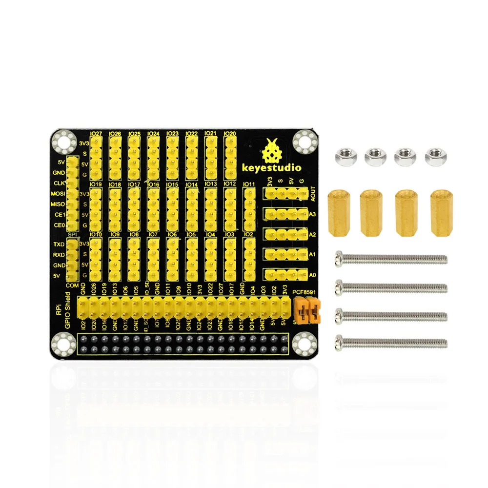 Keyestudio RPI GPIO щит with-PCF8591 AD-DA для Raspberry Pi/CE сертификация