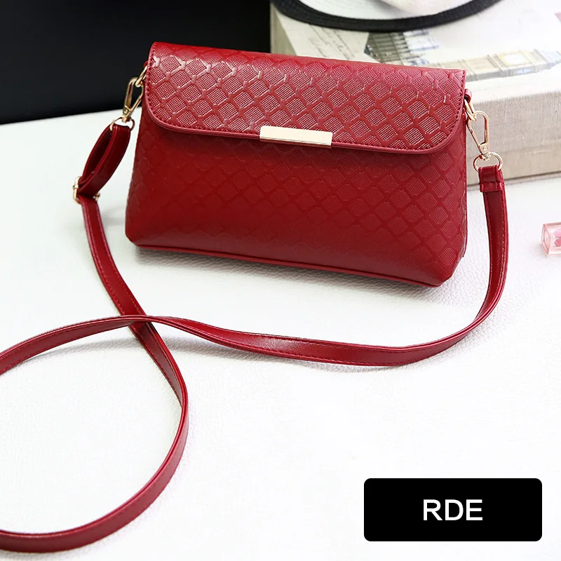 Маленькая сумка слинг в Корейском стиле для девочек клатч с бриллиантовым узором