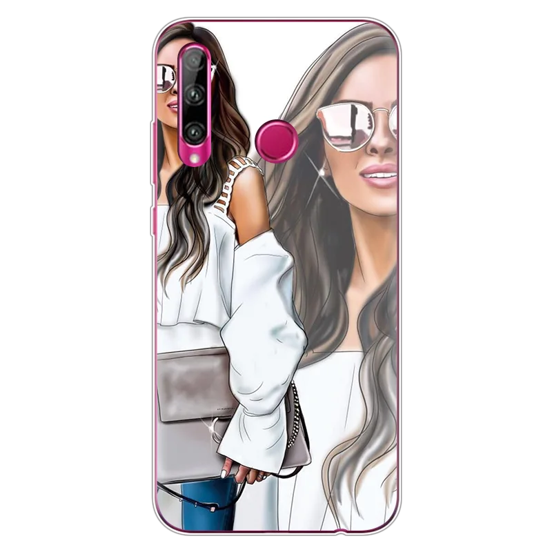 Модный чехол для Huawei Honor 10i 20i из мягкого ТПУ для Honor 10 20 Lite 6,21 дюйма, цвет черный, коричневый - Цвет: 0chuibao