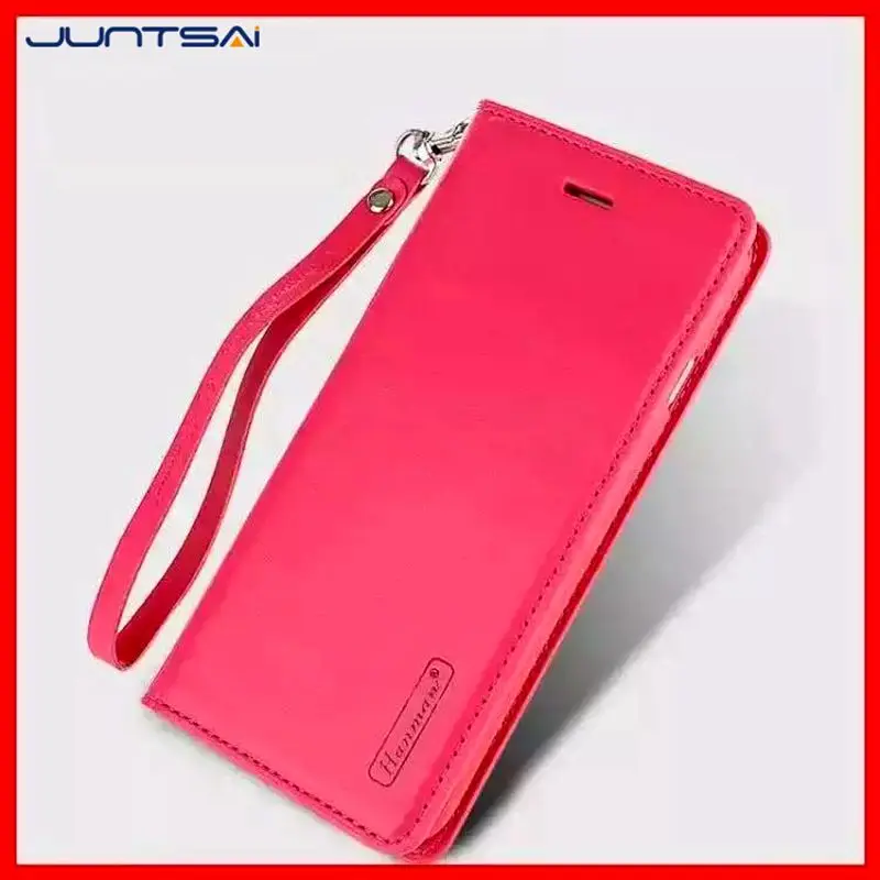 Juntsai для LG K10 k8/2017 Бизнес Пояса из натуральной кожи флип бумажник мобильного