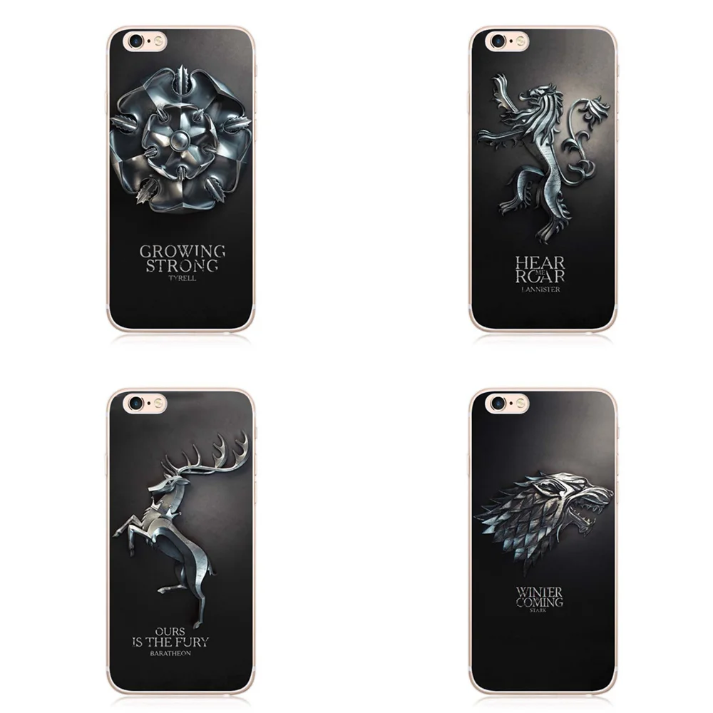 Juego DeTronos Daenerys Dragn Jon Nieve tyrion lannister Caja Del Telfono Duro para el для iphone XS XSMX 5s 6 S SE 7 8 Plus Cubi |