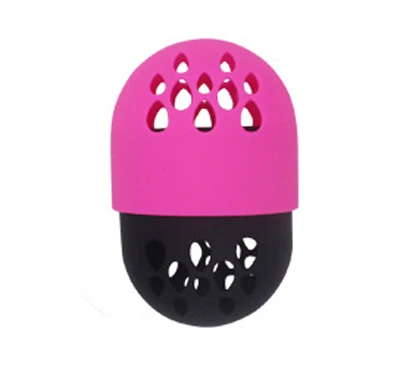 Pink Мягкий силиконовый держатель для сушки порошка, подставка для яичная подставка для красоты, микрофибра, губка, подставка для дисплея, контейнер для блендера, Аксессуары для красоты - Цвет: Pink