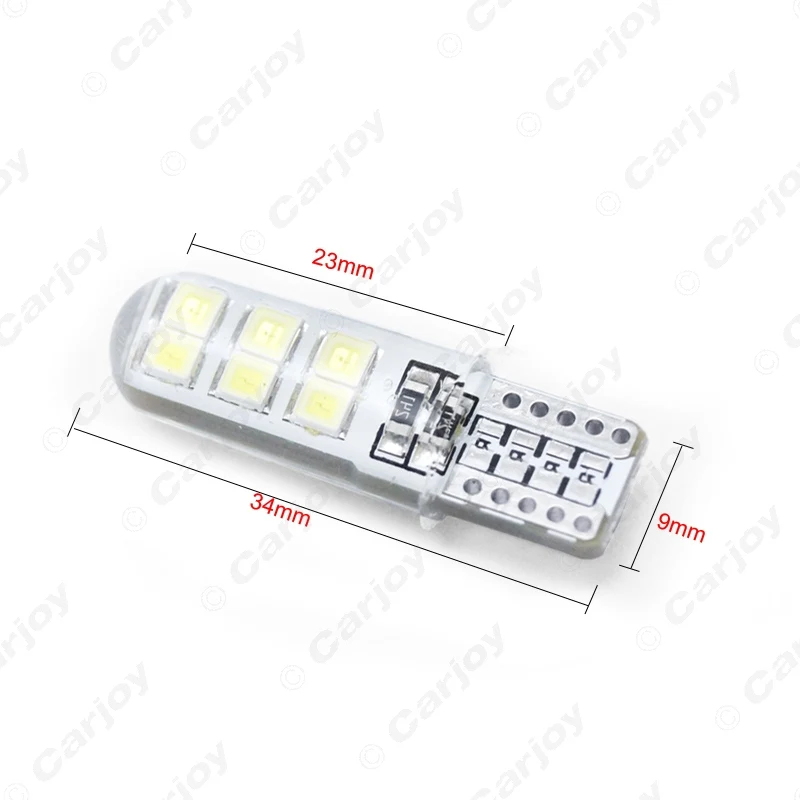 LEEWA 200 шт. Автомобильные светодиодные лампы T10 194 168 W5W 2835 с чипом 12SMD | Автомобили и