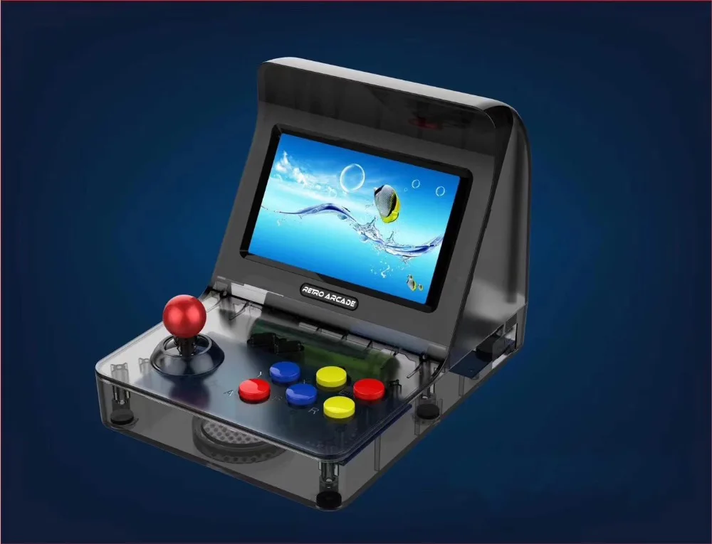 RS-07 NEOGEO Ретро аркадная портативная мини портативная игровая консоль 64bit 4,3 дюймов 16 Гб встроенные 3000 игры с розничной коробкой