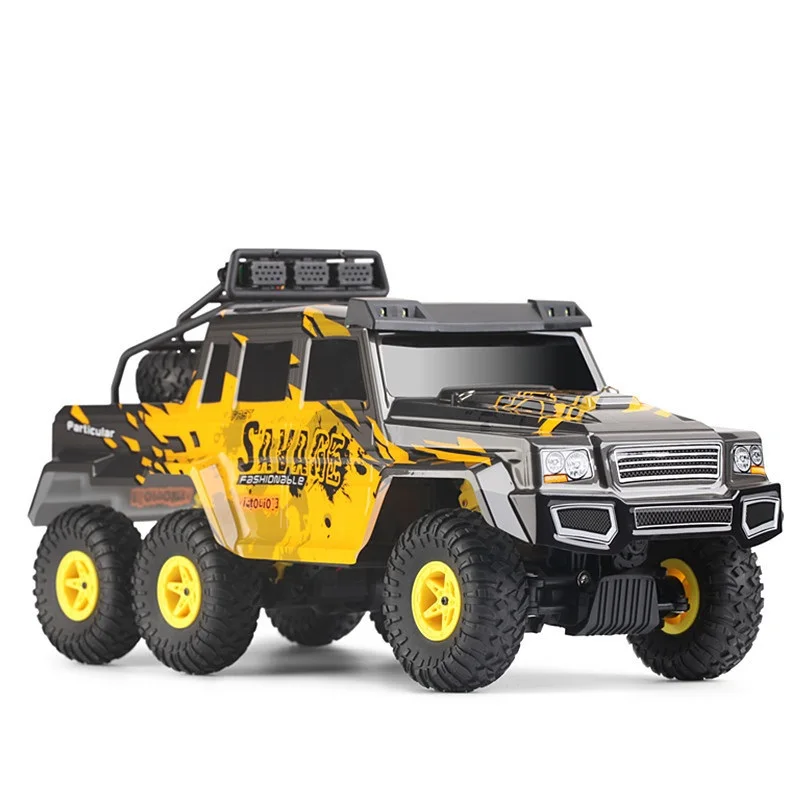 Большой размер 1:18 Scaled Accelerator 2 4G 6WD шестиколесный Бигфут Рок Гусеничный RC