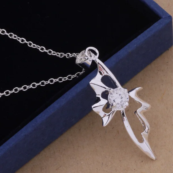 Оптовая продажа высокое качество серебряные модные украшения цепи ожерелье