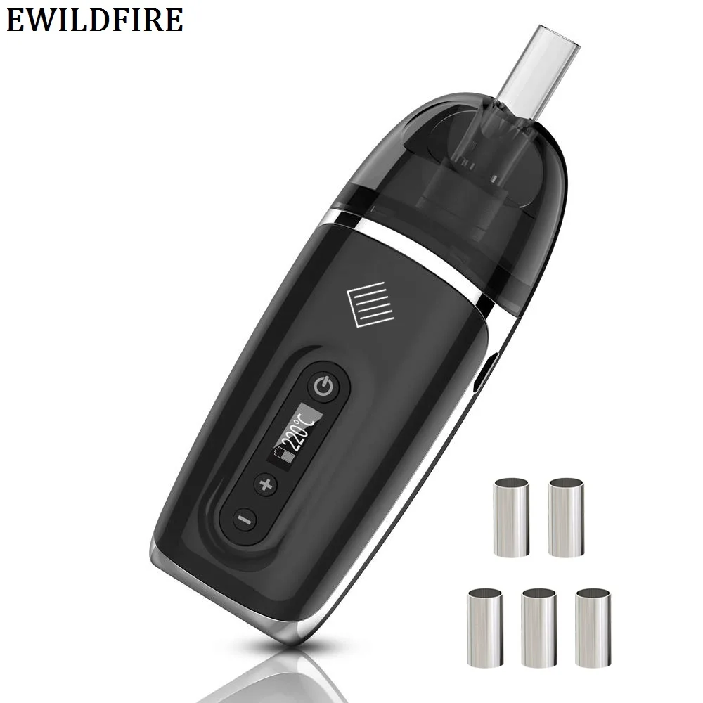 EWILDFIRE Dry herbal Vaporizer 2200mah bartty Tempreture control LED screen Premium Portable vape pen kit | Электроника