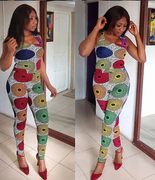 Без рукавов Вязание Топ прямые брюки многоцветный цифровой Модные принты