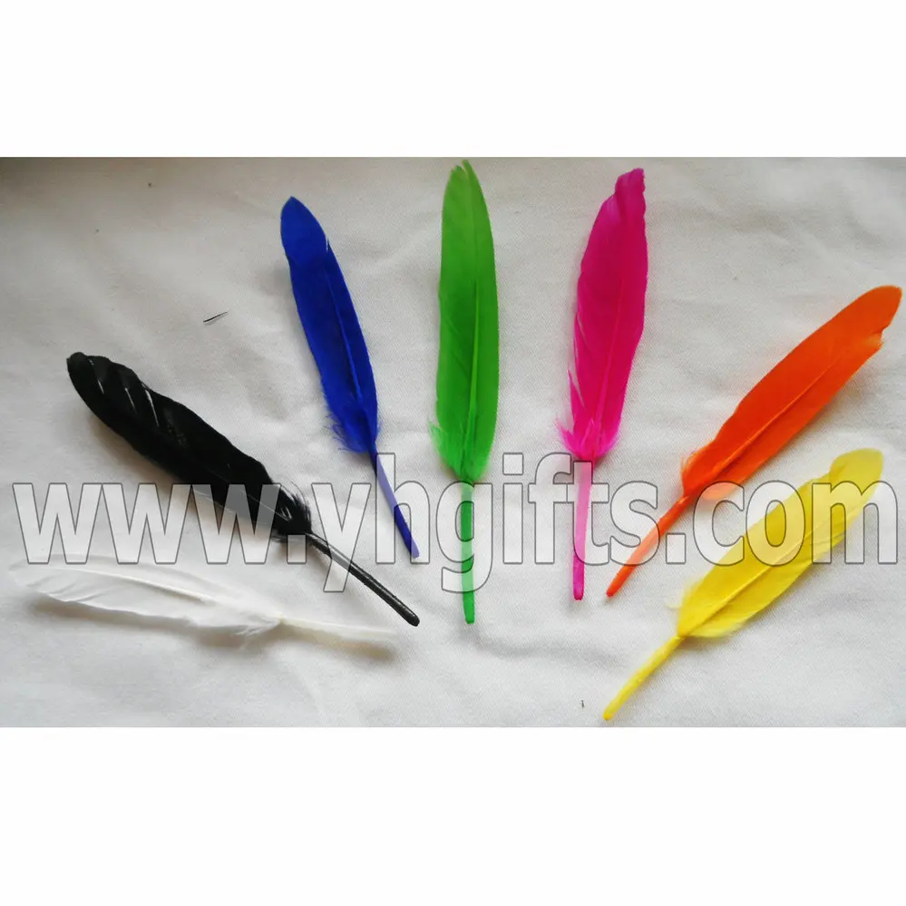 300 шт./лот гусиное перо аксессуары для шляп материал рукоделия кукольные волосы